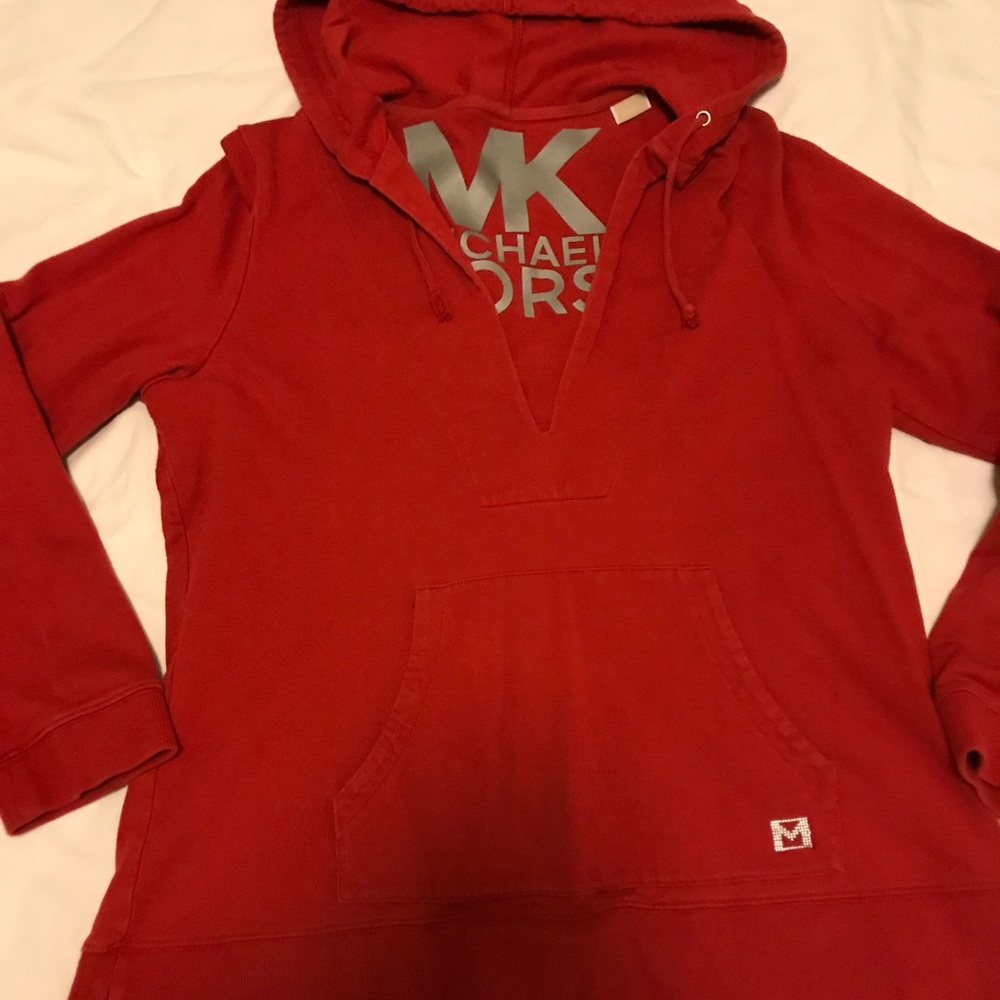 Michael Kors red hoodie size PL